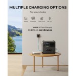 Generator Surya BLUETTI AC180 1800W, Baterai LiFePO4 1152Wh